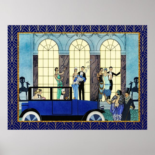 Georges Barbier - Au Revoir Poster (Front)