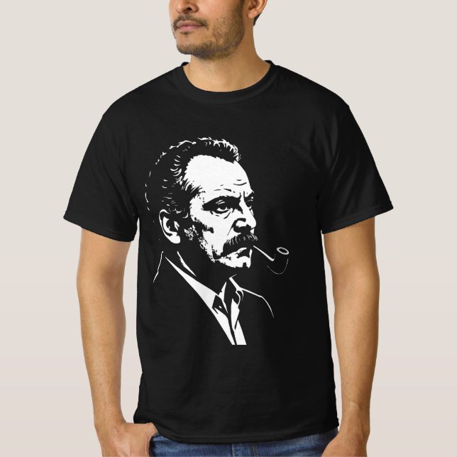 Georges Brassens – Graphic Portrait  T-Shirt (Front)