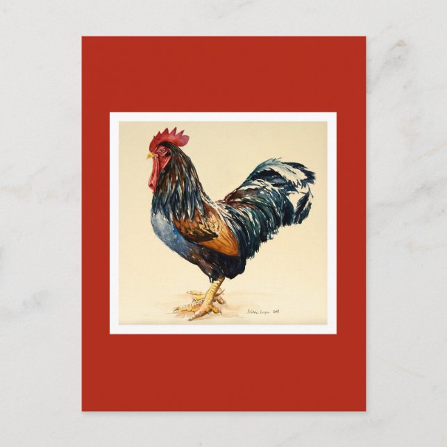 George's Cockerel 2007 Postcard (Front)
