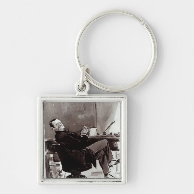 Georges Courteline Key Ring (Front)