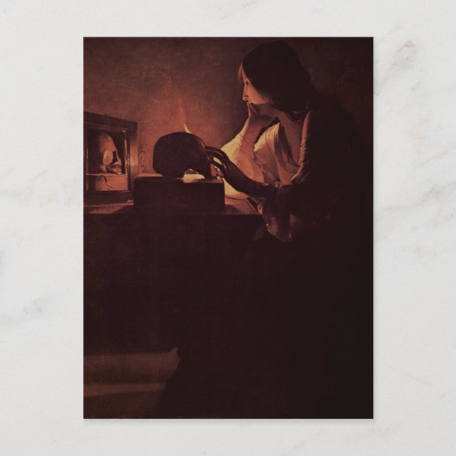 Georges de La Tour Art Postcard (Front)