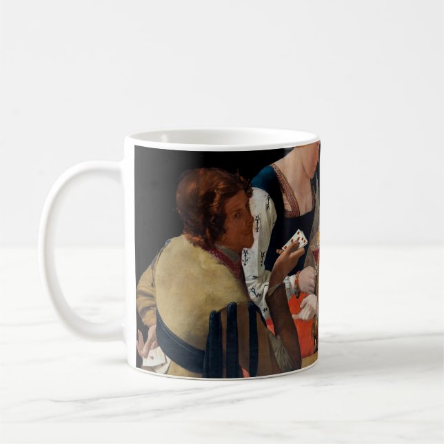 Georges de la Tour - Cheat with Ace of Diamonds Coffee Mug (Left)