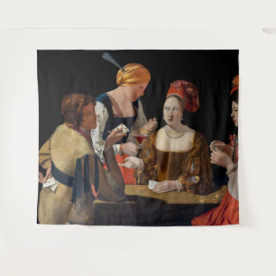 Georges de la Tour - Cheat with Ace of Diamonds Tapestry