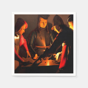 Georges de la Tour - The Dices Players Napkin