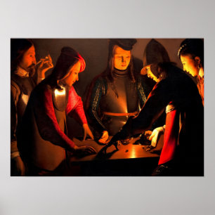 Georges de la Tour - The Dices Players Poster