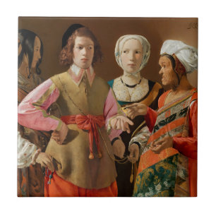 Georges de la Tour - The Fortune Teller Ceramic Tile