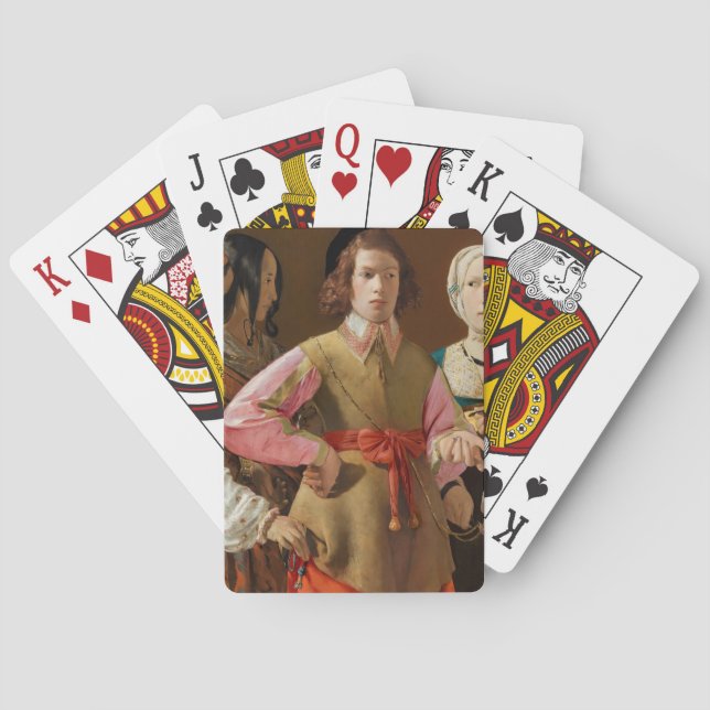 Georges de la Tour - The Fortune Teller Playing Cards (Back)
