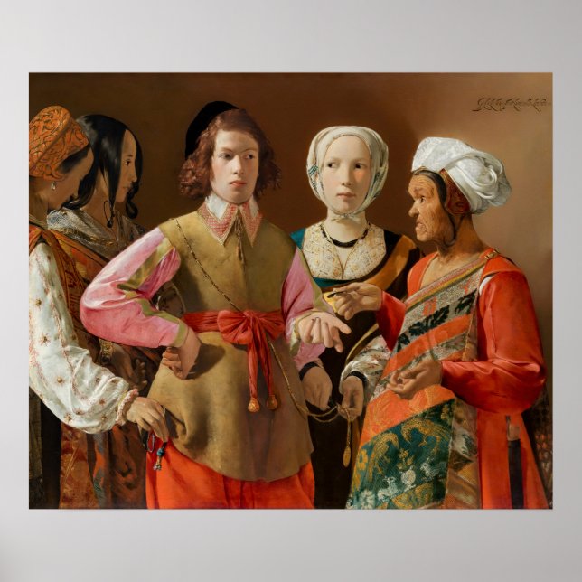 Georges de la Tour - The Fortune Teller Poster (Front)