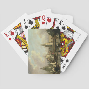 George's Dock Basin, Liverpool, 1797 (oil on canva Playing Cards