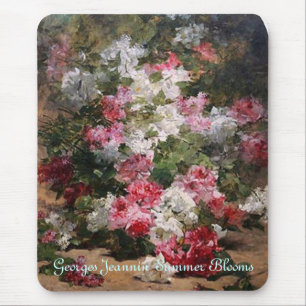 Georges Jeannin Summer Blooms Mouse Pad