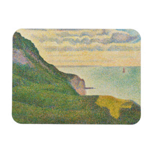 Georges Pierre Seurat Seascape at Port-en-Bessin Magnet