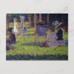 Georges Pierre Seurat Study for 'A Sunday Aftern Postcard