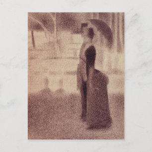 Georges Pierre Seurat Study for Sunday Afternoon Postcard