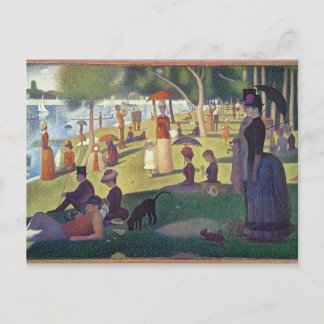 Georges Pierre Seurat | Sunday Afternoon on the Is Postcard