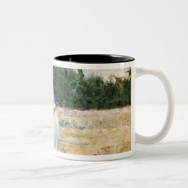 Georges Pierre Seurat | The Stone Breaker, c.1882  Two-Tone Coffee Mug (Right)