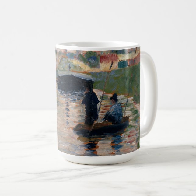 Georges Pierre Seurat | View of the Seine Coffee Mug (Front Right)