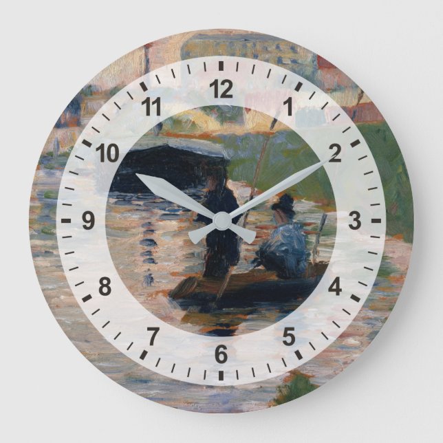 Georges Pierre Seurat | View of the Seine Large Clock (Front)