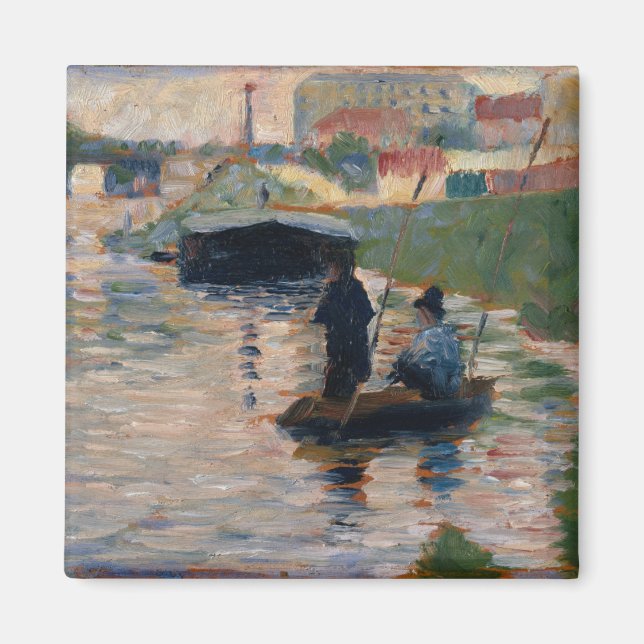 Georges Pierre Seurat | View of the Seine Magnet (Front)