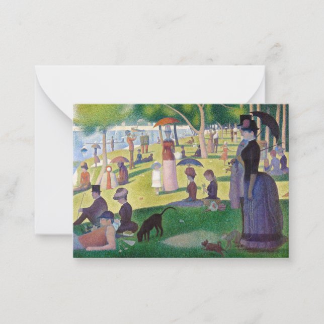 Georges Seurat - A Sunday on La Grande Jatte Card (Front)
