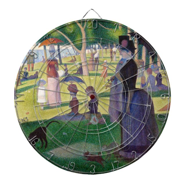 Georges Seurat - A Sunday on La Grande Jatte Dartboard (Front)