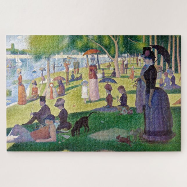 Georges Seurat - A Sunday on La Grande Jatte Jigsaw Puzzle (Horizontal)