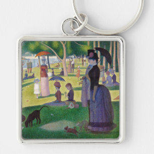 Georges Seurat - A Sunday on La Grande Jatte Key Ring