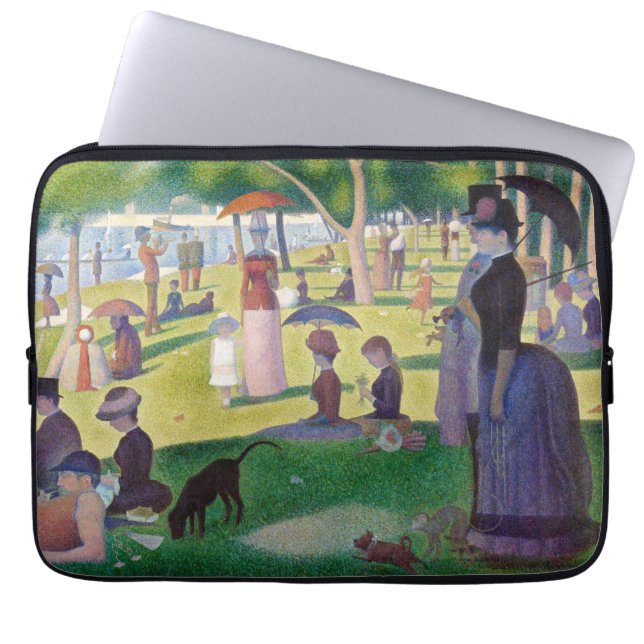 Georges Seurat - A Sunday on La Grande Jatte Laptop Sleeve (Front)