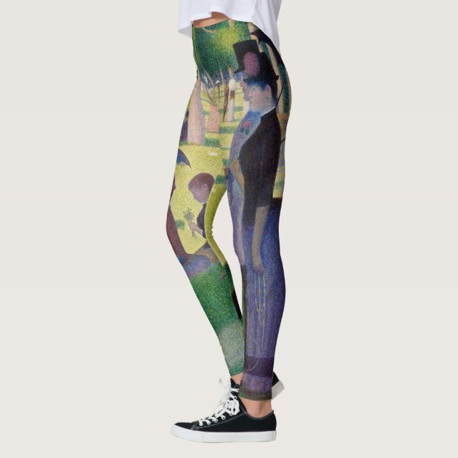 Georges Seurat - A Sunday on La Grande Jatte Leggings (Left)