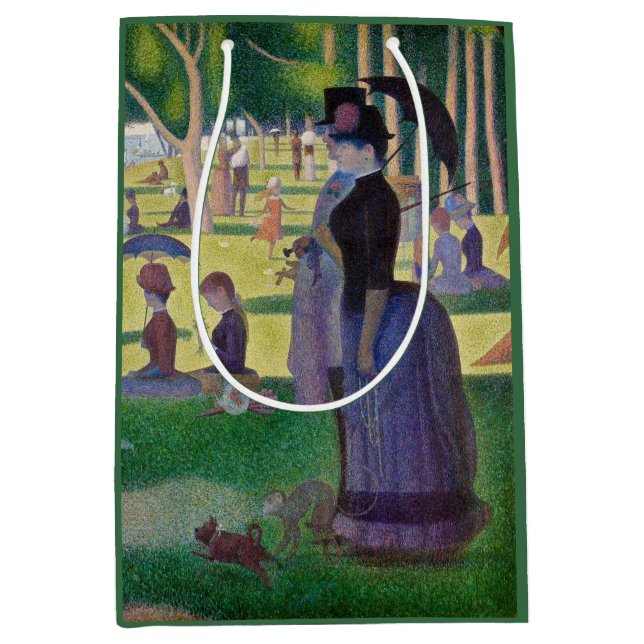 Georges Seurat - A Sunday on La Grande Jatte Medium Gift Bag (Front)