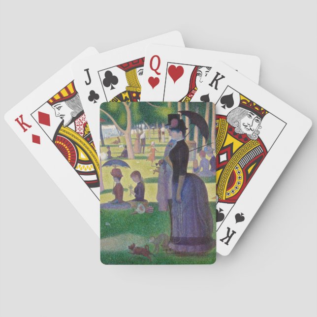 Georges Seurat - A Sunday on La Grande Jatte Playing Cards (Back)