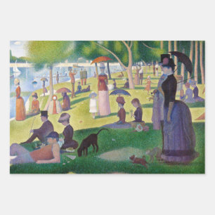 Georges Seurat - A Sunday on La Grande Jatte Wrapping Paper Sheet