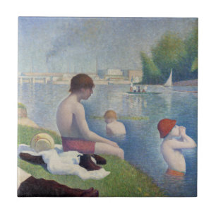 Georges Seurat - Bathers at Asnieres Ceramic Tile