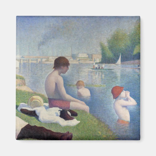 Georges Seurat - Bathers at Asnieres Magnet (Front)