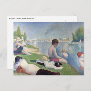 Georges Seurat - Bathers at Asnieres Postcard