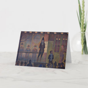 Georges Seurat - Circus Sideshow Card