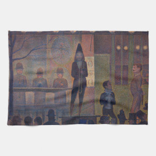 Georges Seurat - Circus Sideshow Tea Towel