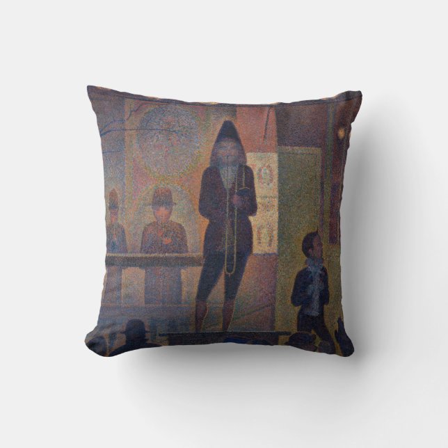 Georges Seurat - Circus Slideshow Cushion (Front)