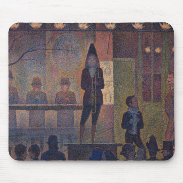 Georges Seurat — Circus Slideshow Mouse Pad (Front)