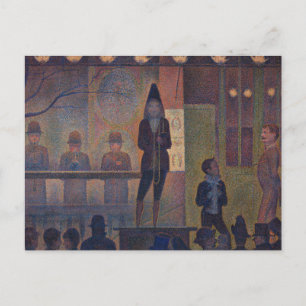 Georges Seurat - Circus Slideshow Postcard