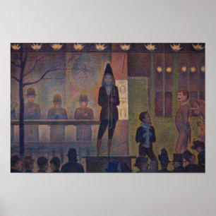 Georges Seurat - Circus Slideshow Poster