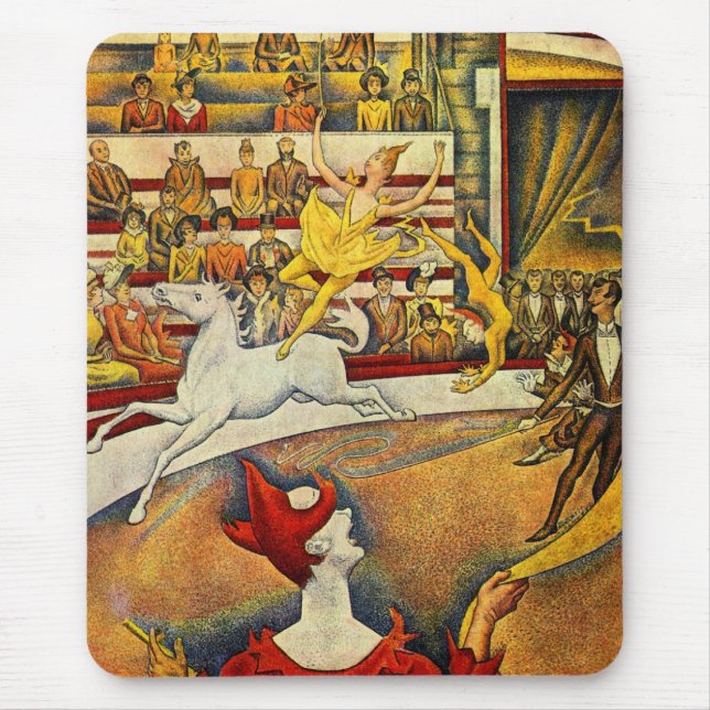 Georges Seurat - Der Zirkus - Circus Mouse Pad (Front)