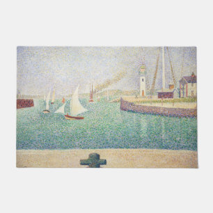 Georges Seurat - Entrance of the Port of Honfleur Doormat
