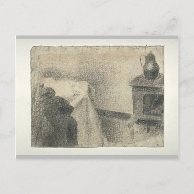 Georges Seurat- Part of the studio Postcard (Front)