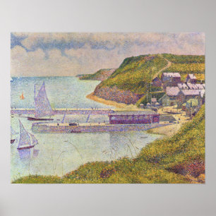 Georges Seurat - Port-en-Bessin at High Tide Poster