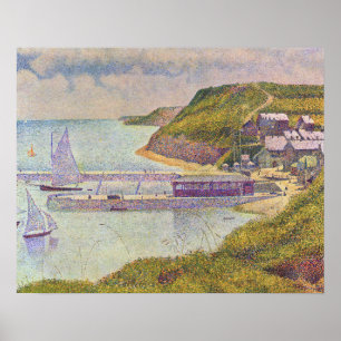 Georges Seurat - Port-en-Bessin at High Tide Poster
