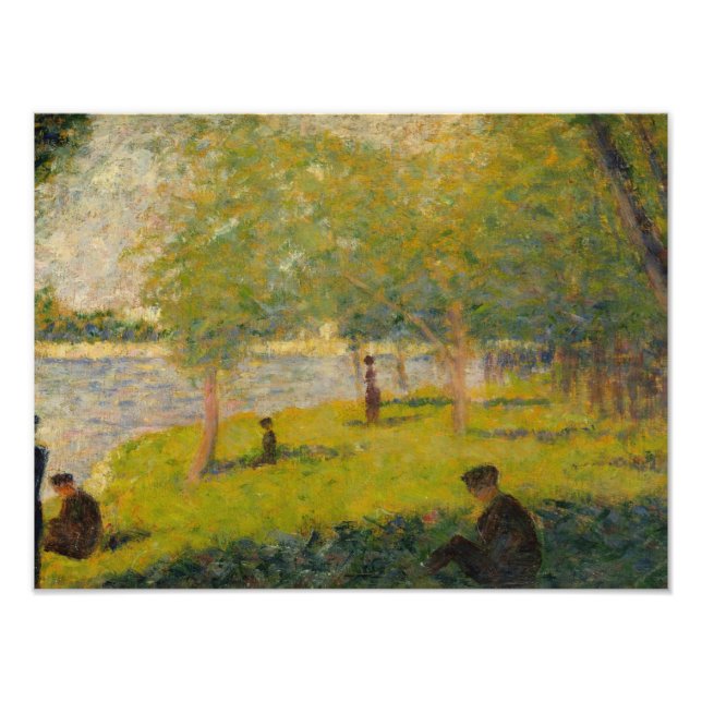Georges Seurat - Study for A Sunday on La Grande Photo Print (Front)