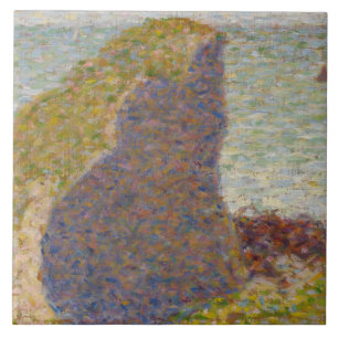 Georges Seurat - Study for Le Bec du Hoc Ceramic Tile