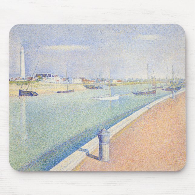 Georges Seurat - The Channel of Gravelines Mouse Pad (Front)