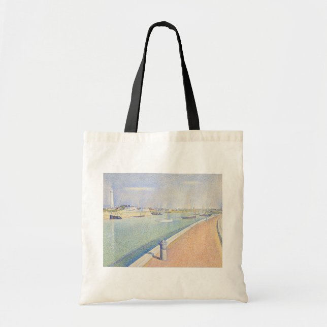 Georges Seurat - The Channel of Gravelines Tote Bag (Front)