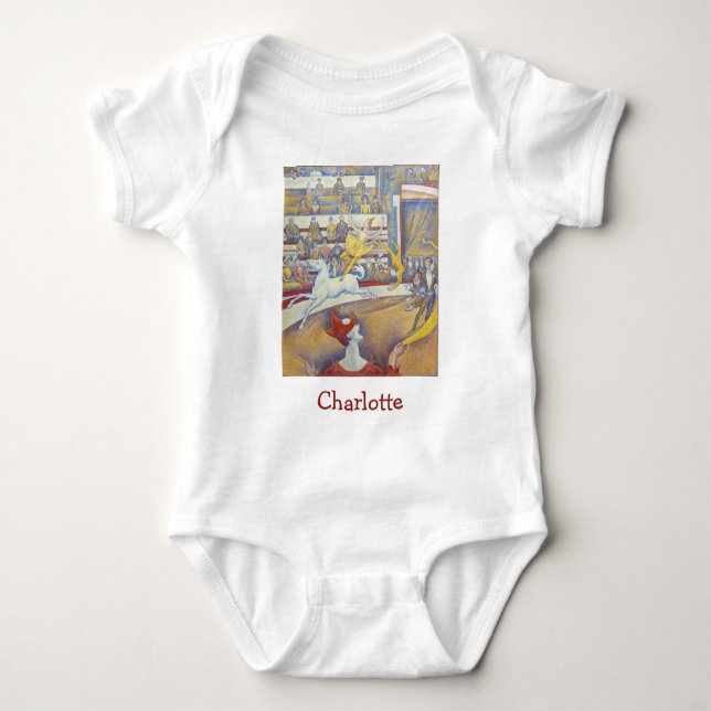 Georges Seurat - The Circus Baby Bodysuit (Front)